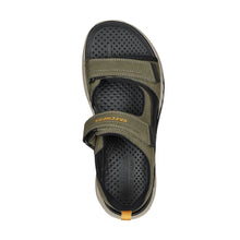 Indlæs billede til gallerivisning 210646 OLV olivefarvet herresandal