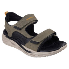 Indlæs billede til gallerivisning 210646 OLV olivefarvet herresandal