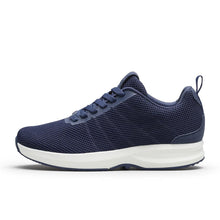 Indlæs billede til gallerivisning Track knit navy/hvid
