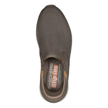 Indlæs billede til gallerivisning 232455 BRN brune herresko med indbygget skohorn