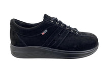 Indlæs billede til gallerivisning 34011G Sort Nubuck Fritid Next generation med gængesål