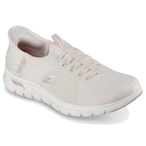 104379 TPE beige damesko med slip-in