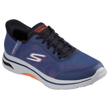 Indlæs billede til gallerivisning 216604 NVOR navy herresko med slip-in
