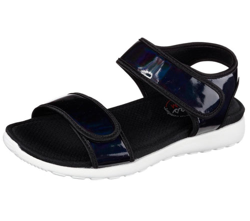 38936 BLK sort sandal med velcro