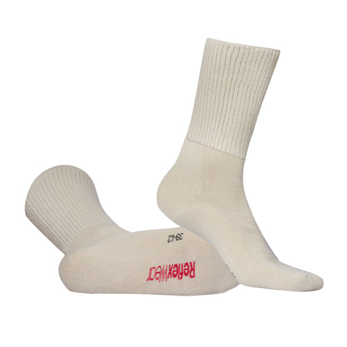 Tyk beige ReflexWear® strømpe