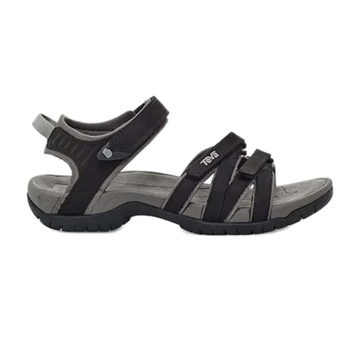 Tirra BLK sort damesandal i skind