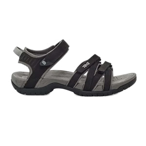 Tirra BLK sort damesandal i skind