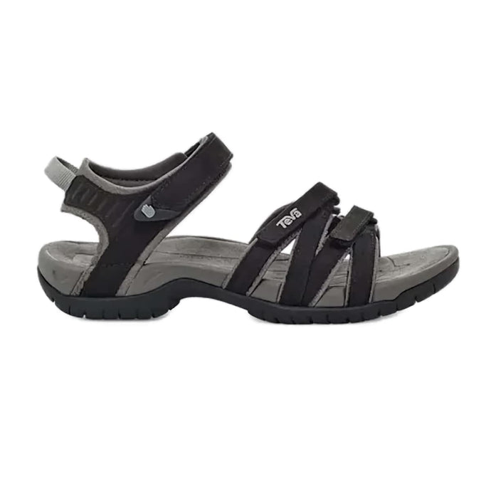 Tirra BLK sort damesandal i skind