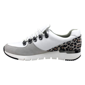 194 Hvide skindsko med leopard