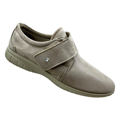 N18103 Beige damesko med velcro