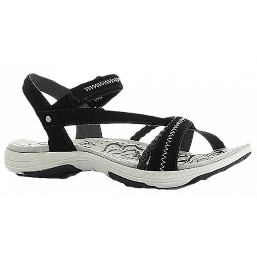227392 Sort Sandal Med Flet