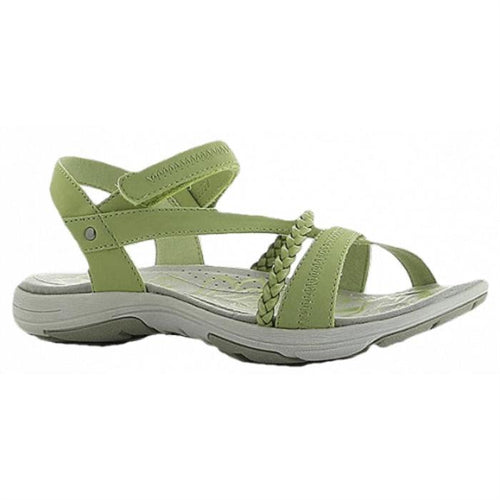 227392 Grøn Sandal Med Flet